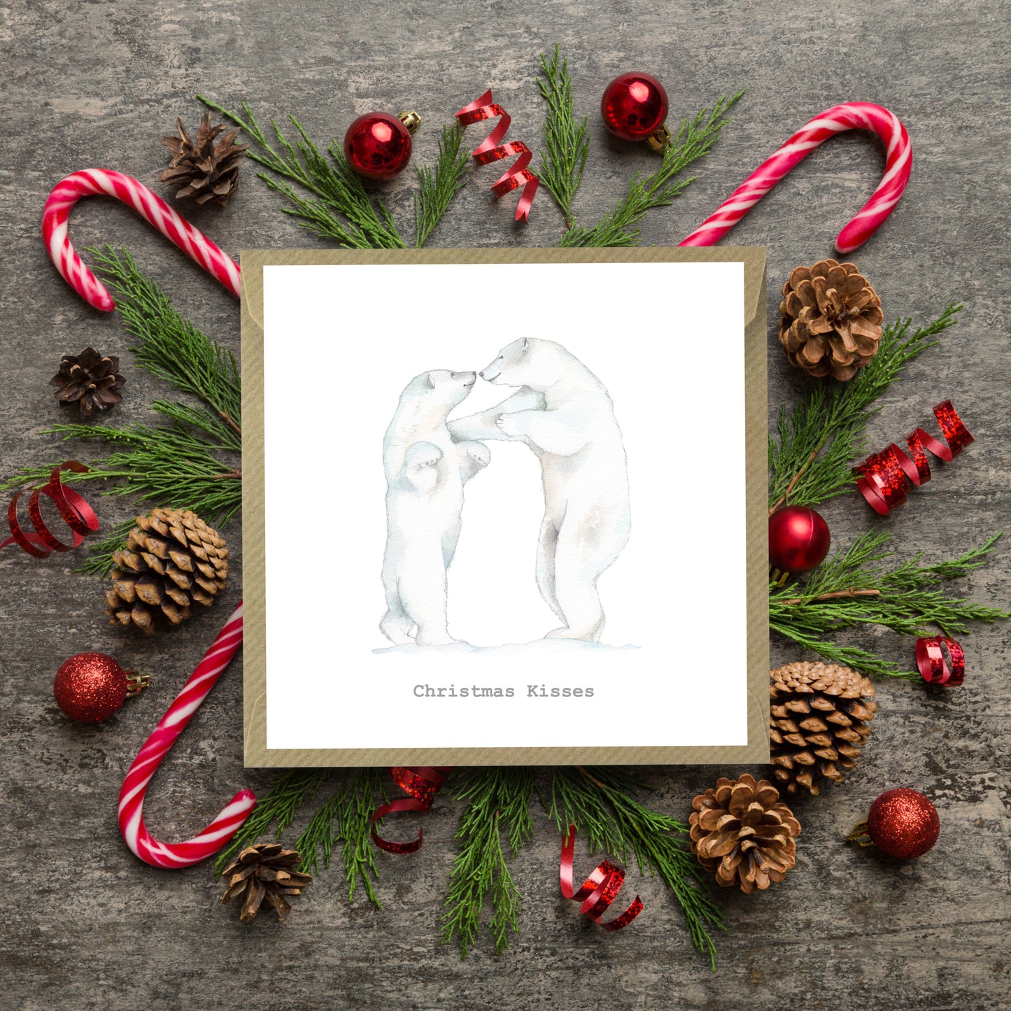 Polar Bears Christmas Card