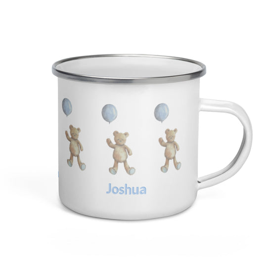 Personalised Children's Enamel Mug - Boys Gift