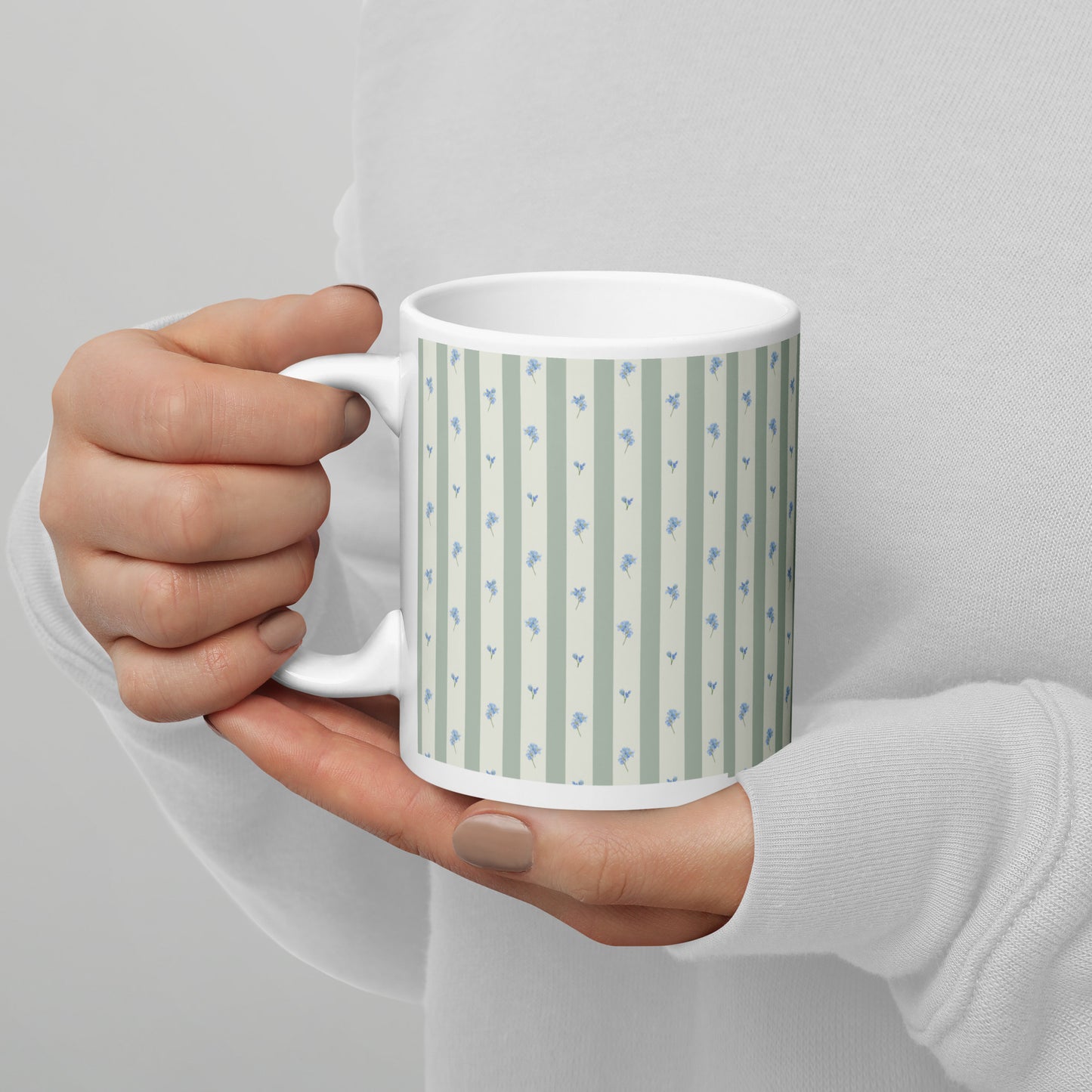 Forget me not glossy mug