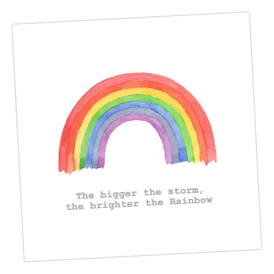 Rainbow Card Greeting & Note Cards Crumble and Core 12 x 12 cm  