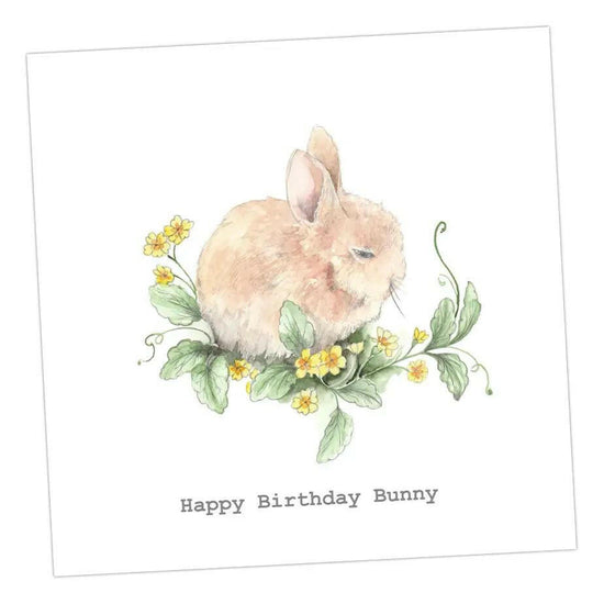 Bunny Birthday Card Greeting & Note Cards Crumble and Core 15 x 15 cm  