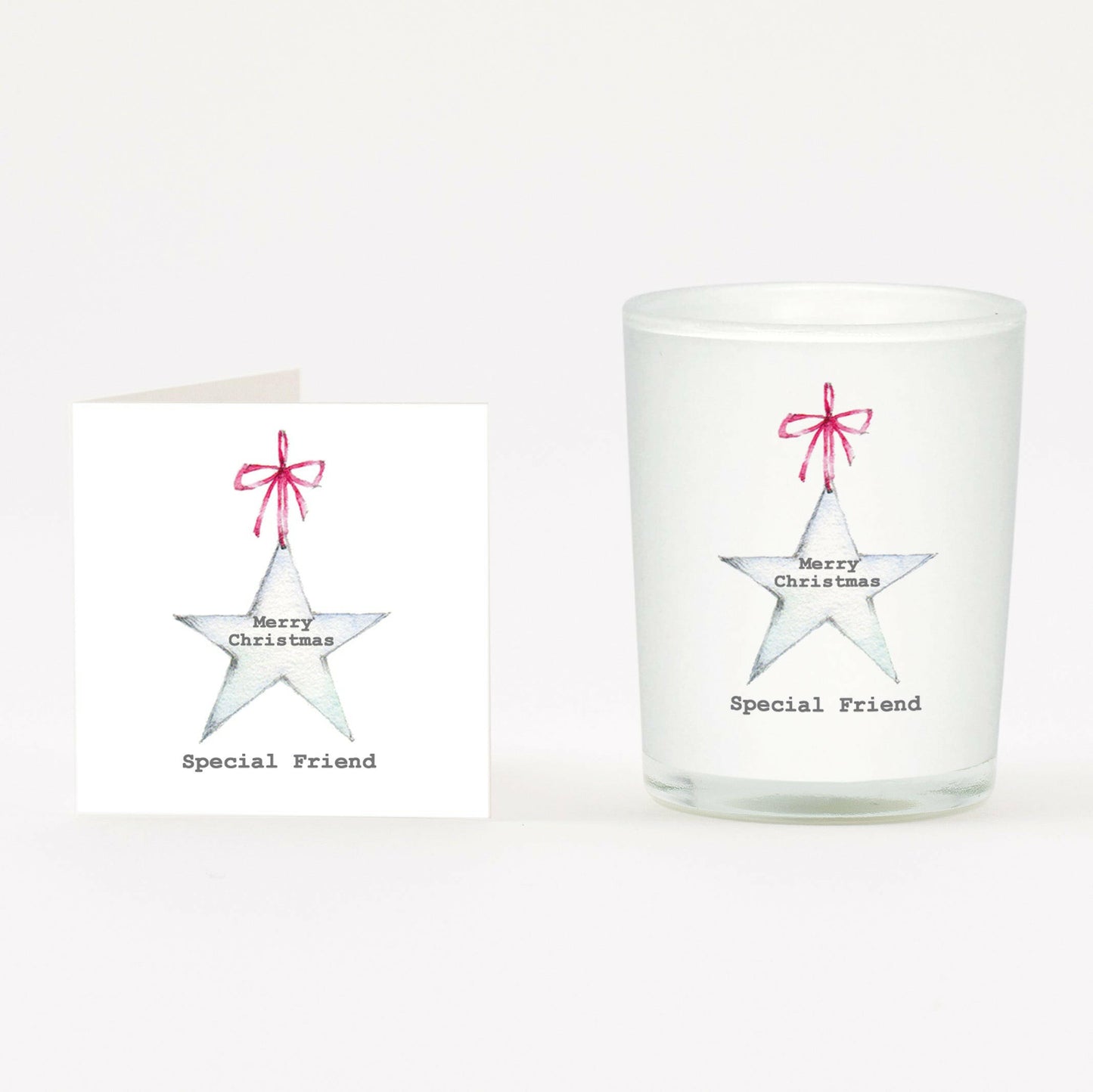 Christmas Star Friend Boxed Candle and Card Candles Crumble and Core   