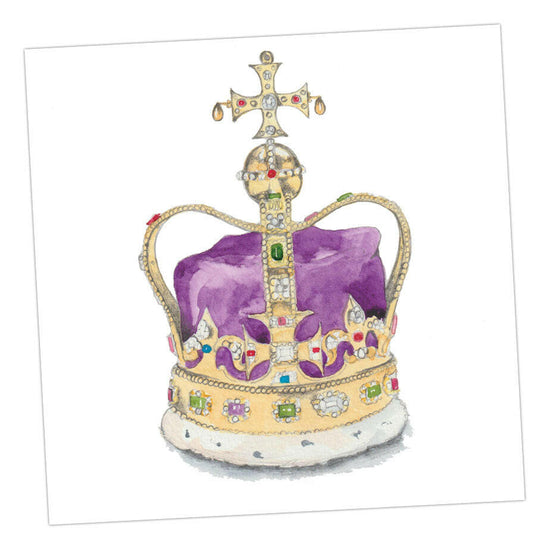 Coronation Crown Card Greeting & Note Cards Crumble and Core   