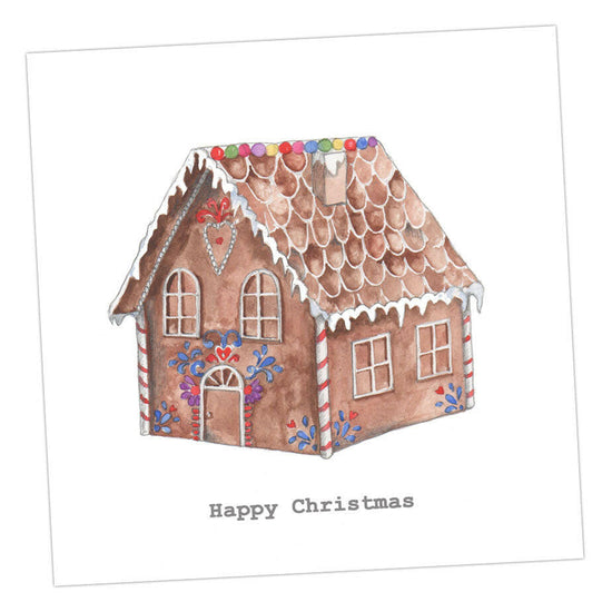 Christmas Gingerbread House Greeting Card Greeting & Note Cards Crumble and Core   