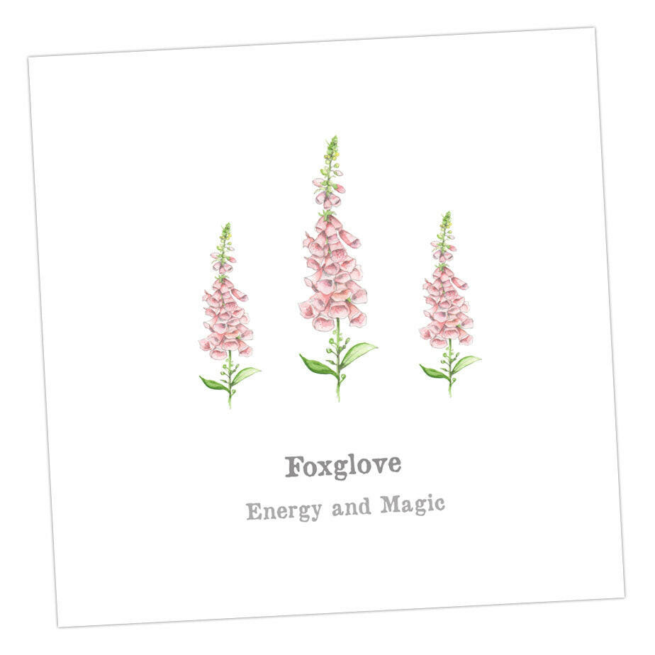 Foxglove Card Greeting & Note Cards Crumble and Core   