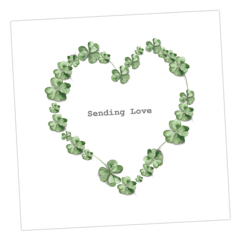 Shamrock Card Greeting & Note Cards Crumble and Core   